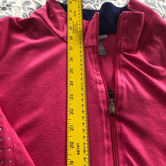 Liz & me Pink With Blue sz 3XL Athletic Stretch - Picture 4 of 7